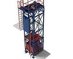 Fabricante de elevador de carga industrial