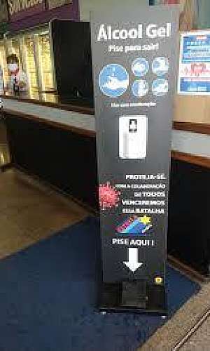 Fabricante de totem para higienização Fabricante de totem para higienização