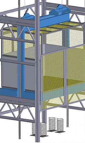 Monta carga industrial Monta carga industrial