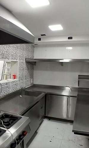 Prateleira de inox para restaurante Prateleira de inox para restaurante