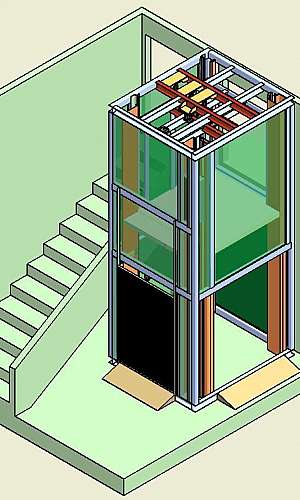 Projeto de elevador de monta carga